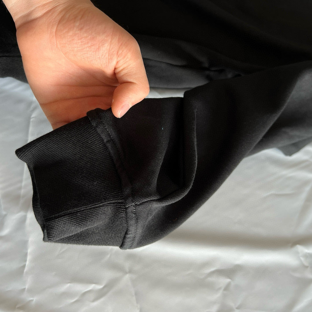Masque Studio oversized sweatshirt ribbed cuff detail