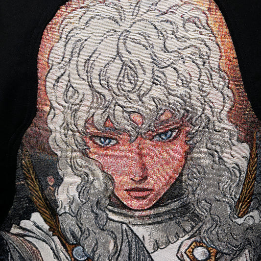 Close-up of Masque Studio heavyweight sweatshirt fabric