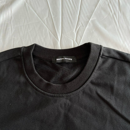 Close-up of Masque Studio heavyweight sweatshirt fabric