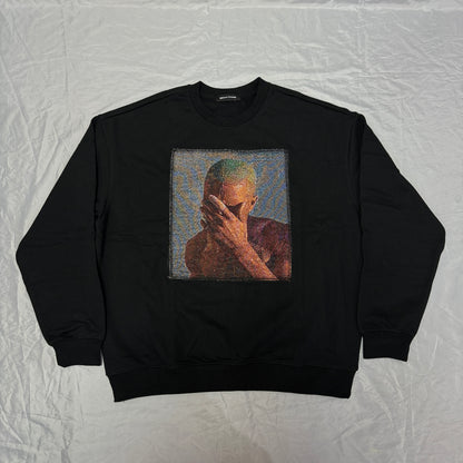 Masque Studio Frank Ocean black oversized heavyweight  sweatshirt
