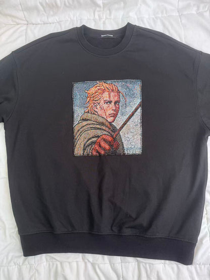 Masque Studio  Vinland Saga black oversized heavyweight sweatshirt